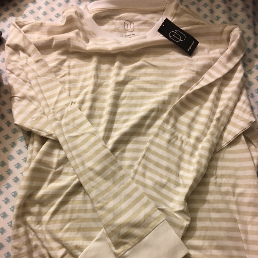 Long sleeve stripes t-shirt XL